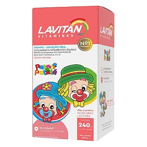 LAVITAN KIDS SOL 240 ML LARANJA