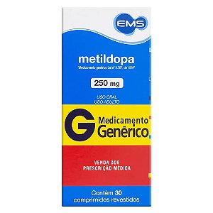 METILDOPA G*  250MG 30CPR