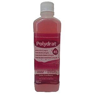 POLYDRAT 45 SOL ORAL  450ML FRAMBOESA