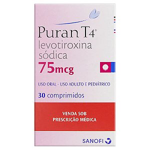 PURAN T4   75MCG 30C PR