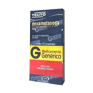 DEXAMETASONA G*  4MG 10CPR