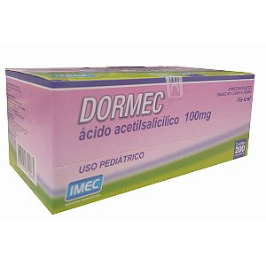 DORMEC AAS INF 100MG  C/ 10COMP