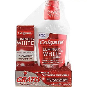 ENXAG COLGATE LUMINO WHITE 500ML+CRDT 90G