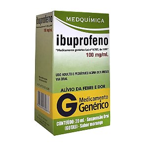 IBUPROFENO G*  GTS 1 00MG 20ML