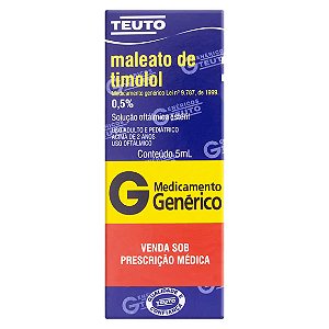 TIMOLOL MAL G*  0,5 OFT  5ML