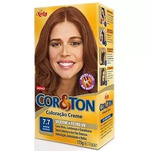 TINT COR TON  7.7 MARROM DOURADO