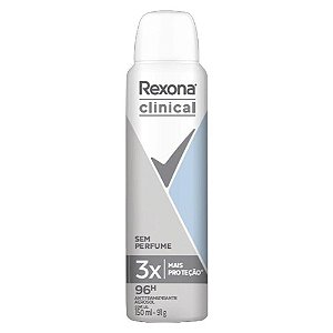 DES REXONA CLINICAL AERO 150ML S/PERFUME
