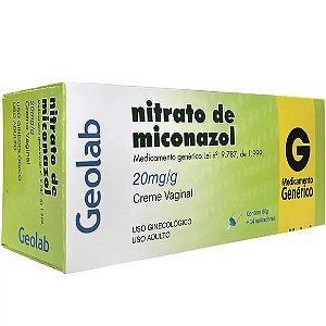 NITRATO DE MICONAZOL  20MG CREME VAG BG 8