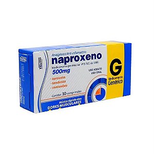 NAPROXENO 500MG C/10  COMP/TEU
