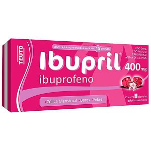IBUPRIL 400MG C/8 CA PS GEL