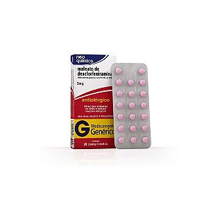 DEXCLORFENIRAMINA G* 2MG 20CPR