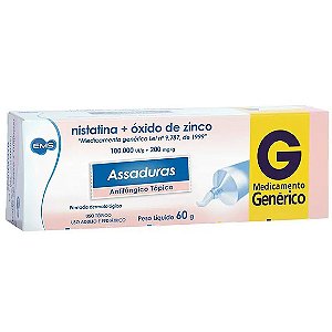 NISTATINA+OXIDO ZINC O G*  PDA 60G