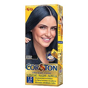 TINT COR TON  1.0 PRETO AZULADO