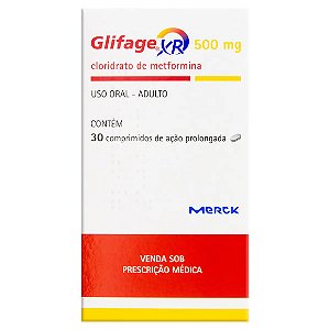 GLIFAGE XR  500MG 30 CPR