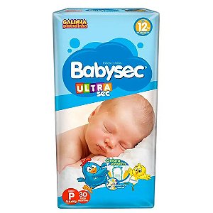 FRALDA  BABYSEC  TECT 30UN PEQ