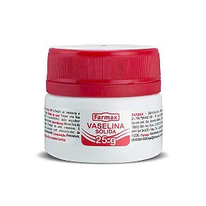 VASELINA SOLIDA  25G FARMAX