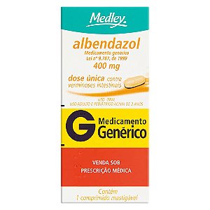 ALBENDAZOL G*  400MG 1CPR