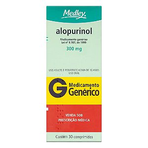 ALOPURINOL G*  300MG 30CPR