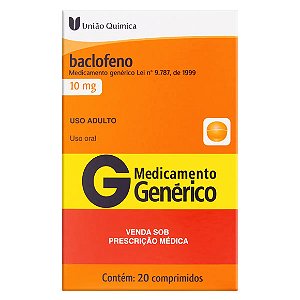 BACLOFENO G*  10MG 2 0CPR
