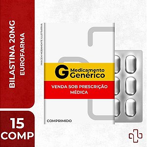 BILASTINA 20MG C 15  COMP EUR