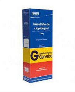 BISSULFATO DE CLOPID OGREL 75MG C/30 COMP