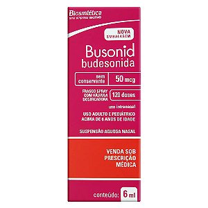 BUSONID  50MCG AQUOS O NAS 120DS