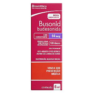 BUSONID  64MCG AQUOS O NASAL 120DS