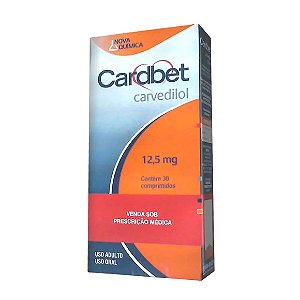 CARDBET 12,5MG C/ 30 CPR