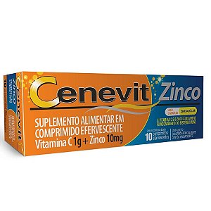 CENEVIT ZINCO 1G 10M G EFERV TB C 10 COMP