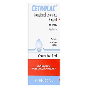 CETROLAC OFT 5MG 5ML