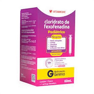 CL FEXOFENADINA 6MG/ ML C/60ML/VTC