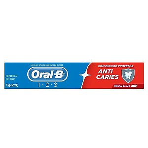 CRDT ORAL-B 123  70G ANTI-CARIES MENTA SU