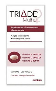 TRIADE MULHER   MAMA  30CAPS