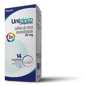 UNIZINCO 20MG C 14 C OMP