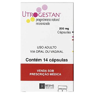 UTROGESTAN 200MG 14C AP