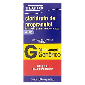 PROPRANOLOL CL G*  4 0MG 30CPR
