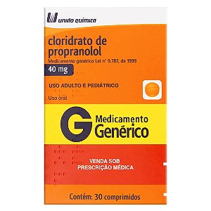 PROPRANOLOL CL G*  4 0MG 30CPR