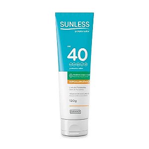 SUNLESS FPS 40 TOQUE  SECO HIPOALERGENIC