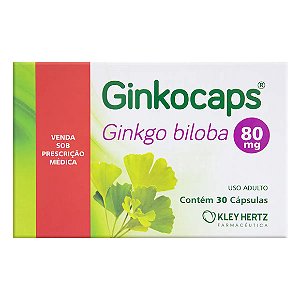 GINKOCAPS  80MG 30CP R
