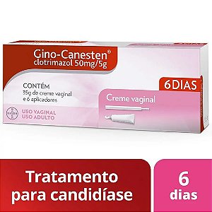 GINO CANESTEN 6 CRE VAG 50MG 35G+6APL
