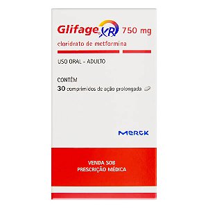 GLIFAGE XR  750MG 30 CPR