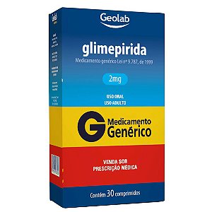 GLIMEPIRIDA 2MG C/30 COMP/GEO