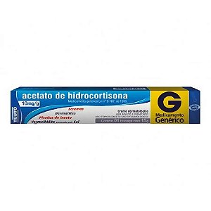 HIDROCORTISONA G*  C RE 10MG 15G