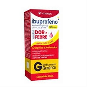 IBUPROFENO GEN 600MG  C/ 20 COMP VITAMEDI