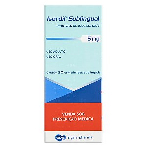 ISORDIL SUBLING 5MG 30CPR