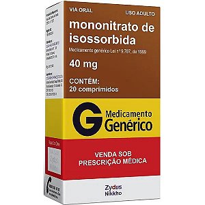 ISOSSORBIDA MONO G* 20MG 30CPR