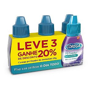 KIT COREGA PO MENTA  22GR C 3