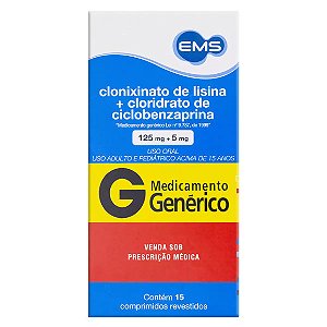 LISINA CLON+CICLOBEN ZA G*  125/5MG 15CPR