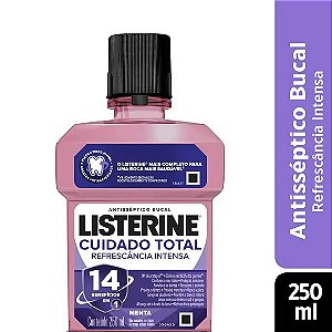 LISTERINE  250ML CUI DADO TOTAL MENTA