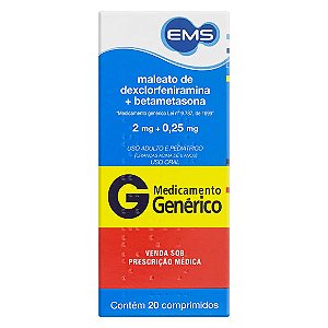 DEXCLORF+BETAMET G* 2/0,25MG 20CPR